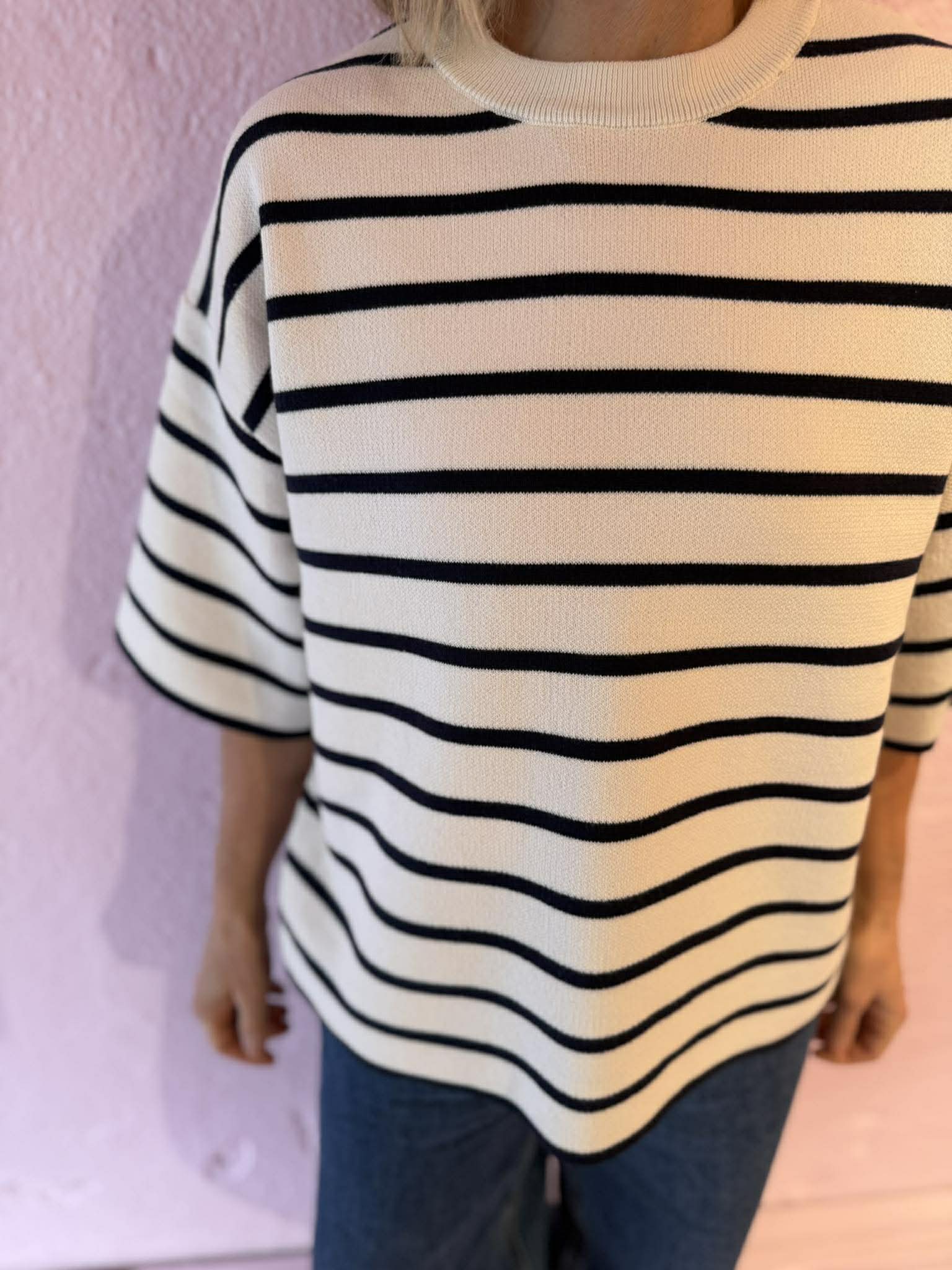 PCGIAN Knit Top - Cloud Dancer